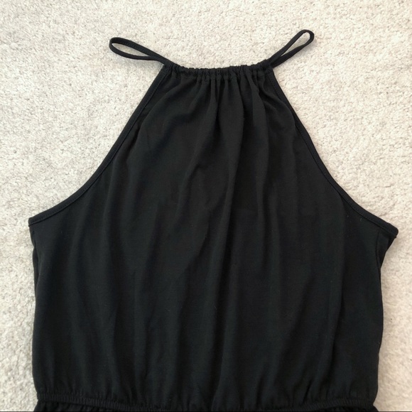 2 for $25🌼 SHEIN Black Keyhole back Halter Romper - Picture 3 of 10